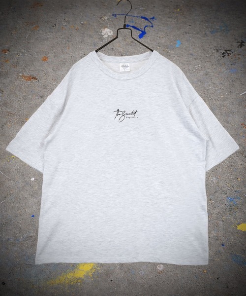 Burner(バーナー)の「【GROOVY STORE】WIDE Crew Neck T-Shirt ワンポイントロゴ刺繍(Tシャツ/カットソー・メンズ・ダークグリーン/ブラウン系その他/ブラック/ホワイト系2/杢グレー/ブラック系4/ブラック系2/ホワイト系3/スミクロ/ブラック系3/ライトブラック/ホワイト・M/L/LL)」の3枚目の写真