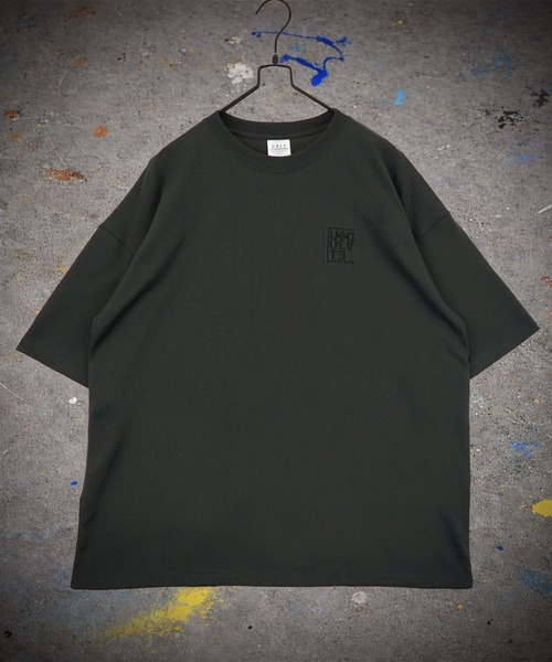 Burner(バーナー)の「【GROOVY STORE】WIDE Crew Neck T-Shirt ワンポイントロゴ刺繍(Tシャツ/カットソー・メンズ・ダークグリーン/ブラウン系その他/ブラック/ホワイト系2/杢グレー/ブラック系4/ブラック系2/ホワイト系3/スミクロ/ブラック系3/ライトブラック/ホワイト・M/L/LL)」の6枚目の写真
