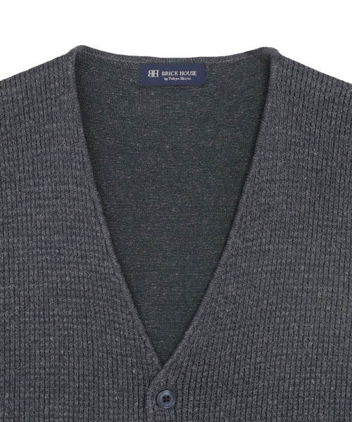 Pitta Re:)(ピッタリ)の「ニット メッシュ編地ジレ 麻混 メンズ(ベスト・メンズ・グレー/ネイビー・M/L/LL/XL)」の10枚目の写真
