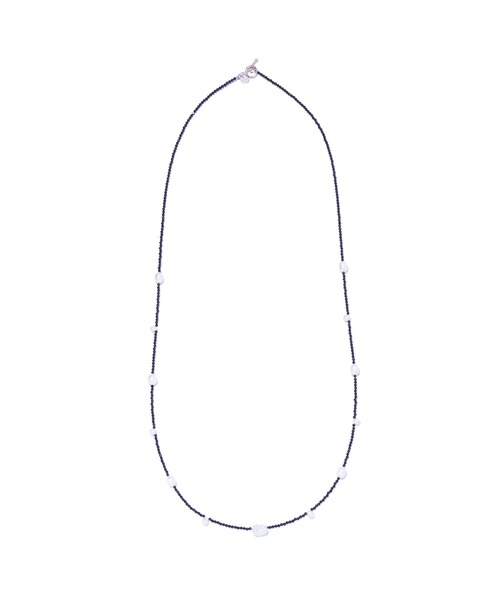 les bonbon（ルボンボン）の「【les bonbon】ancient pearl long necklace/エイシェント パール ロング ネックレス（ネックレス・レディース・ブラック・FREE）」の5枚目の写真