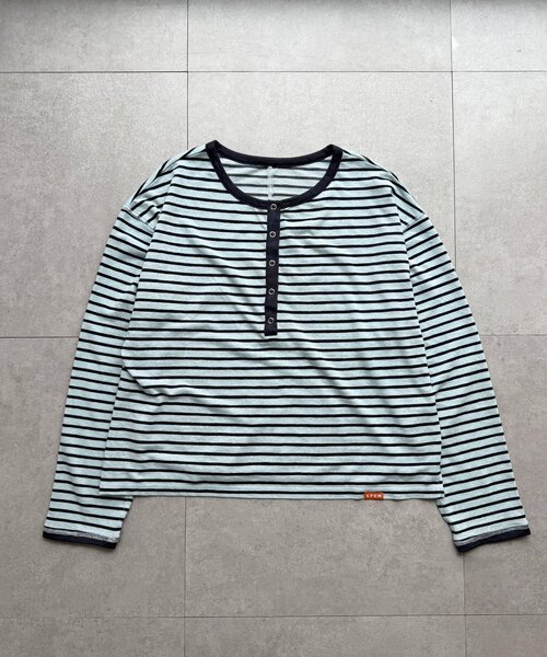 CPCM(シーピーシーエム)の「タンクセットヘンリーシアーロンT(Tシャツ/カットソー・レディース・ブルー/ホワイト/ブラウン/レッド/アイボリー・FREE)」の8枚目の写真