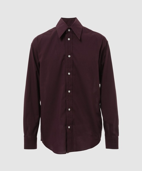 LEMAIRE（ルメール）の「SOFT SHIRT（シャツ/ブラウス・メンズ・パープル/ブラック・44/46）」の2枚目の写真