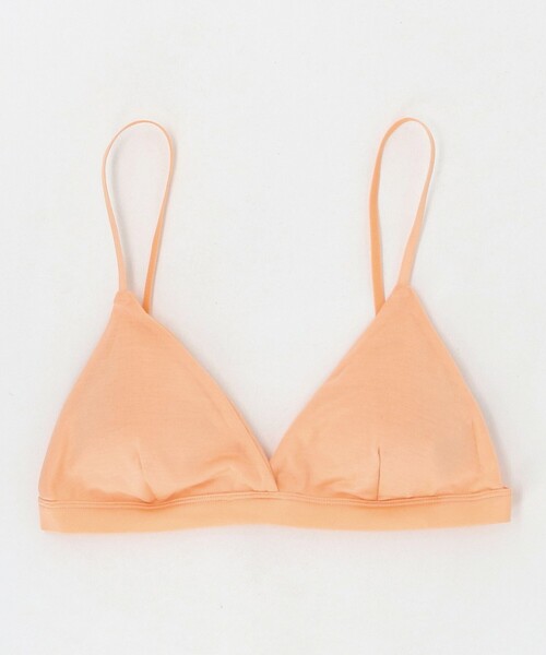 Steven Alan（スティーブンアラン）の「＜COCOONA SKINWEAR＞SILK BRA/ブラ（ブラジャー・レディース・シャーベット/ダークグレー・1）」の2枚目の写真