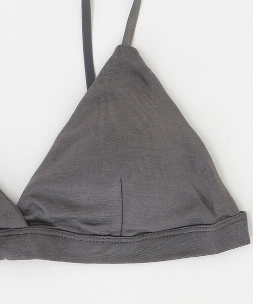 Steven Alan（スティーブンアラン）の「＜COCOONA SKINWEAR＞SILK BRA/ブラ（ブラジャー・レディース・シャーベット/ダークグレー・1）」の4枚目の写真
