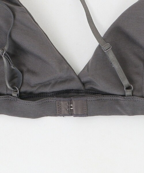 Steven Alan（スティーブンアラン）の「＜COCOONA SKINWEAR＞SILK BRA/ブラ（ブラジャー・レディース・シャーベット/ダークグレー・1）」の6枚目の写真