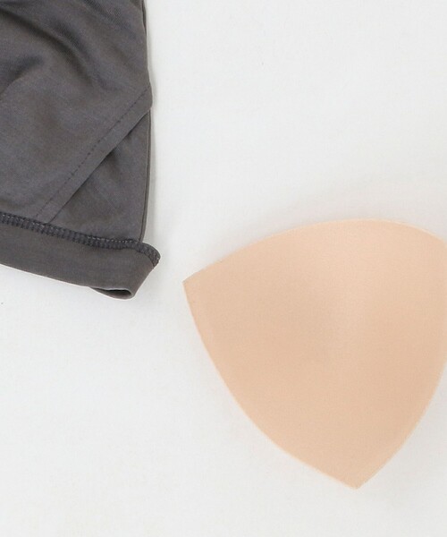 Steven Alan（スティーブンアラン）の「＜COCOONA SKINWEAR＞SILK BRA/ブラ（ブラジャー・レディース・シャーベット/ダークグレー・1）」の7枚目の写真