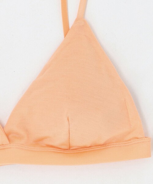 Steven Alan（スティーブンアラン）の「＜COCOONA SKINWEAR＞SILK BRA/ブラ（ブラジャー・レディース・シャーベット/ダークグレー・1）」の10枚目の写真