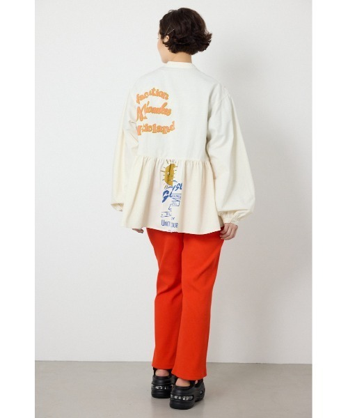 RODEO CROWNS WIDE BOWL（ロデオクラウンズワイドボウル）の「カスタムチュニックブラウス（シャツ/ブラウス・レディース・ブラック系その他/ホワイト系その他・FREE）」の12枚目の写真