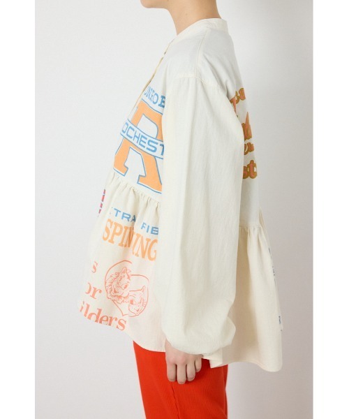 RODEO CROWNS WIDE BOWL（ロデオクラウンズワイドボウル）の「カスタムチュニックブラウス（シャツ/ブラウス・レディース・ブラック系その他/ホワイト系その他・FREE）」の14枚目の写真