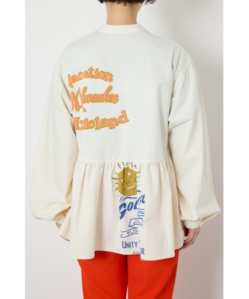 RODEO CROWNS WIDE BOWL（ロデオクラウンズワイドボウル）の「カスタムチュニックブラウス（シャツ/ブラウス・レディース・ブラック系その他/ホワイト系その他・FREE）」の15枚目の写真