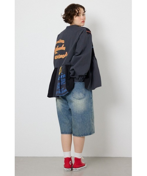 RODEO CROWNS WIDE BOWL（ロデオクラウンズワイドボウル）の「カスタムチュニックブラウス（シャツ/ブラウス・レディース・ブラック系その他/ホワイト系その他・FREE）」の7枚目の写真