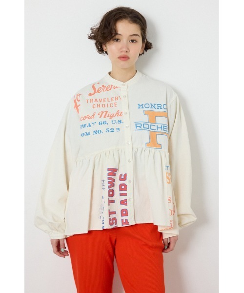 RODEO CROWNS WIDE BOWL（ロデオクラウンズワイドボウル）の「カスタムチュニックブラウス（シャツ/ブラウス・レディース・ブラック系その他/ホワイト系その他・FREE）」の8枚目の写真