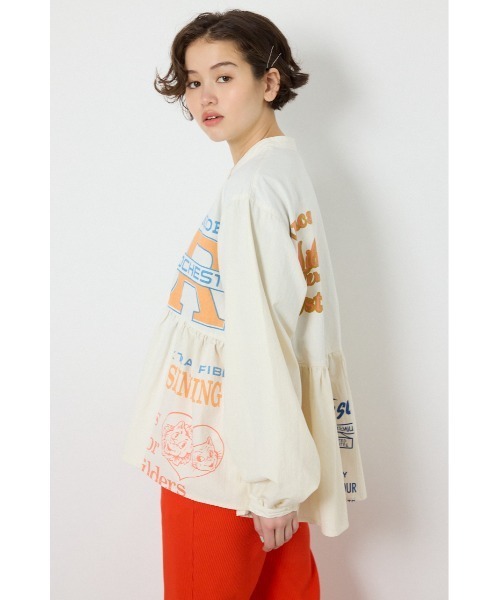 RODEO CROWNS WIDE BOWL（ロデオクラウンズワイドボウル）の「カスタムチュニックブラウス（シャツ/ブラウス・レディース・ブラック系その他/ホワイト系その他・FREE）」の9枚目の写真