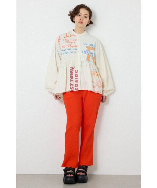 RODEO CROWNS WIDE BOWL（ロデオクラウンズワイドボウル）の「カスタムチュニックブラウス（シャツ/ブラウス・レディース・ブラック系その他/ホワイト系その他・FREE）」の11枚目の写真