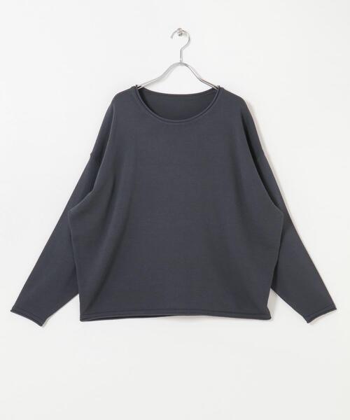 ITEMS URBANRESEARCH（アイテムズ アーバンリサーチ）の「ルーズフォルムボートネックニット（ニット/セーター・レディース・ベージュ/イエロー系その他/グレー・FREE）」の10枚目の写真