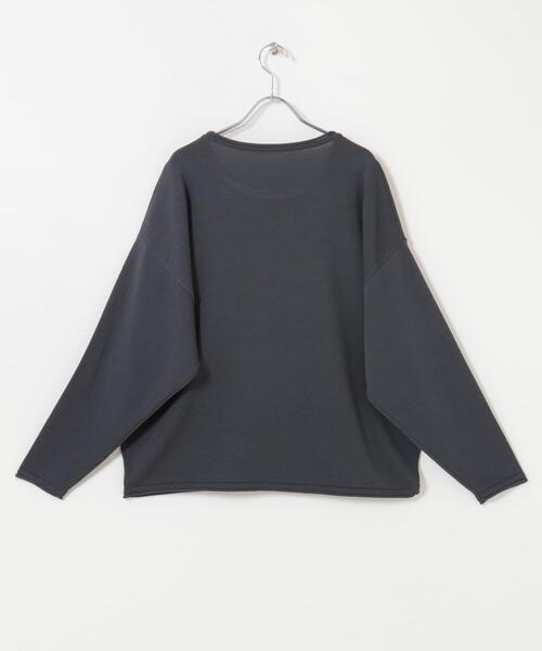 ITEMS URBANRESEARCH（アイテムズ アーバンリサーチ）の「ルーズフォルムボートネックニット（ニット/セーター・レディース・ベージュ/イエロー系その他/グレー・FREE）」の12枚目の写真