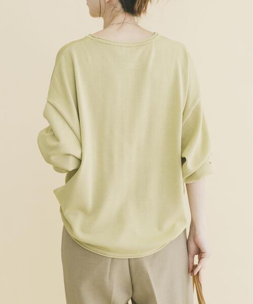 ITEMS URBANRESEARCH（アイテムズ アーバンリサーチ）の「ルーズフォルムボートネックニット（ニット/セーター・レディース・ベージュ/イエロー系その他/グレー・FREE）」の22枚目の写真