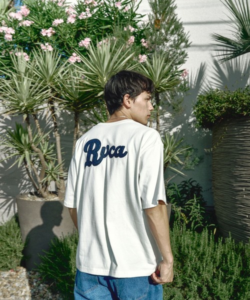 RVCA(ルーカ)の「RVCA メンズ RANCH SCRIPT SS Tシャツ 【2026年春夏モデル】(Tシャツ/カットソー・メンズ・ブラック/ホワイト/カーキ・LARGE/MEDIUM/SMALL/X-LARGE)」の2枚目の写真