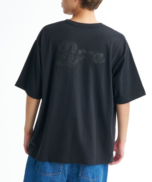 RVCA(ルーカ)の「RVCA メンズ RANCH SCRIPT SS Tシャツ 【2026年春夏モデル】(Tシャツ/カットソー・メンズ・ブラック/ホワイト/カーキ・LARGE/MEDIUM/SMALL/X-LARGE)」の1枚目の写真