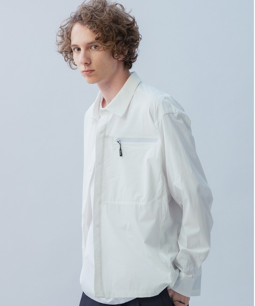 +phenix(プラスフェニックス)の「+phenix(プラスフェニックス) AIRFLOW LONG SLEEVE SHIRT / エアフロー ロングスリーブシャツ(シャツ/ブラウス・メンズ・ブラック/ホワイト/チャコール・L/M/XL)」の12枚目の写真