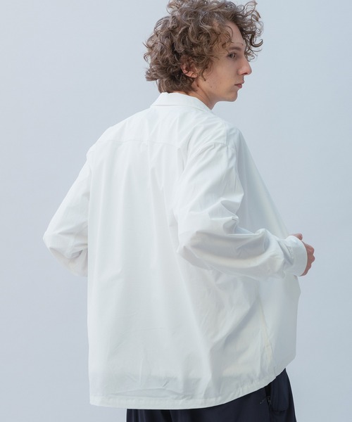 +phenix(プラスフェニックス)の「+phenix(プラスフェニックス) AIRFLOW LONG SLEEVE SHIRT / エアフロー ロングスリーブシャツ(シャツ/ブラウス・メンズ・ブラック/ホワイト/チャコール・L/M/XL)」の13枚目の写真
