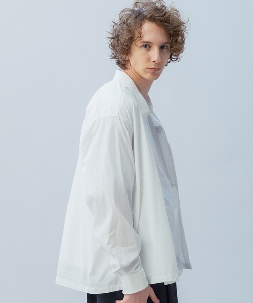 +phenix(プラスフェニックス)の「+phenix(プラスフェニックス) AIRFLOW LONG SLEEVE SHIRT / エアフロー ロングスリーブシャツ(シャツ/ブラウス・メンズ・ブラック/ホワイト/チャコール・L/M/XL)」の14枚目の写真