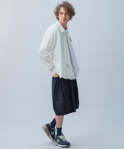+phenix(プラスフェニックス)の「+phenix(プラスフェニックス) AIRFLOW LONG SLEEVE SHIRT / エアフロー ロングスリーブシャツ(シャツ/ブラウス・メンズ・ブラック/ホワイト/チャコール・L/M/XL)」の18枚目の写真