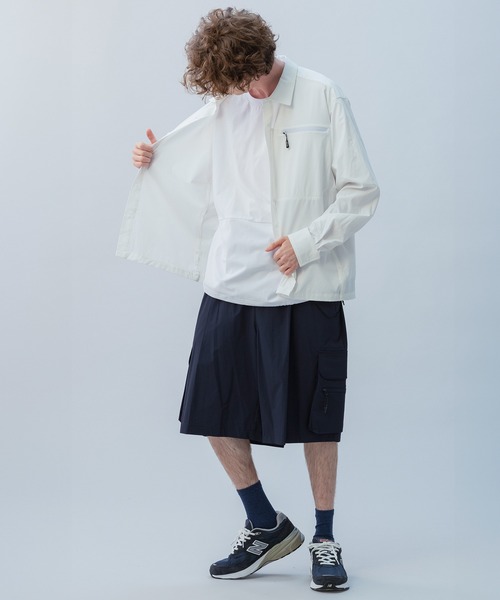 +phenix(プラスフェニックス)の「+phenix(プラスフェニックス) AIRFLOW LONG SLEEVE SHIRT / エアフロー ロングスリーブシャツ(シャツ/ブラウス・メンズ・ブラック/ホワイト/チャコール・L/M/XL)」の19枚目の写真