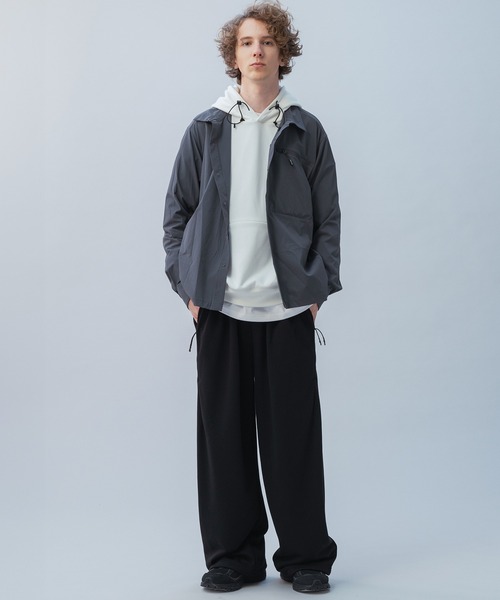 +phenix(プラスフェニックス)の「+phenix(プラスフェニックス) AIRFLOW LONG SLEEVE SHIRT / エアフロー ロングスリーブシャツ(シャツ/ブラウス・メンズ・ブラック/ホワイト/チャコール・L/M/XL)」の8枚目の写真