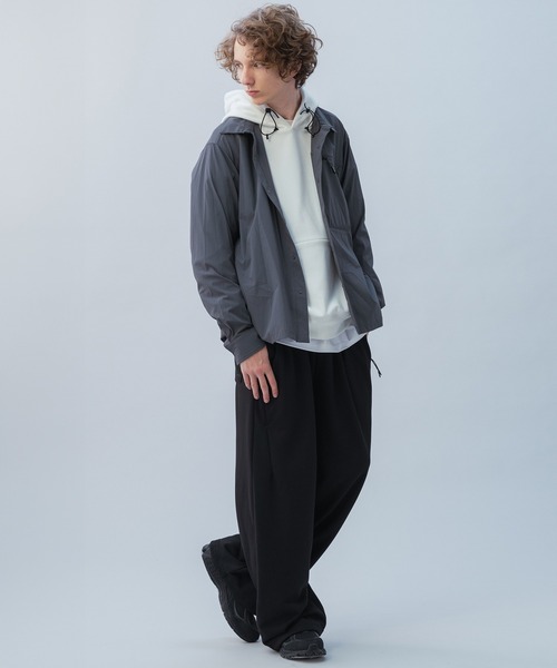 +phenix(プラスフェニックス)の「+phenix(プラスフェニックス) AIRFLOW LONG SLEEVE SHIRT / エアフロー ロングスリーブシャツ(シャツ/ブラウス・メンズ・ブラック/ホワイト/チャコール・L/M/XL)」の10枚目の写真
