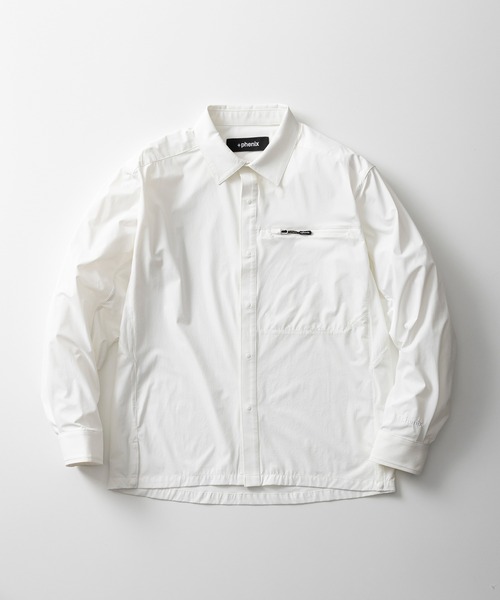 +phenix(プラスフェニックス)の「+phenix(プラスフェニックス) AIRFLOW LONG SLEEVE SHIRT / エアフロー ロングスリーブシャツ(シャツ/ブラウス・メンズ・ブラック/ホワイト/チャコール・L/M/XL)」の22枚目の写真