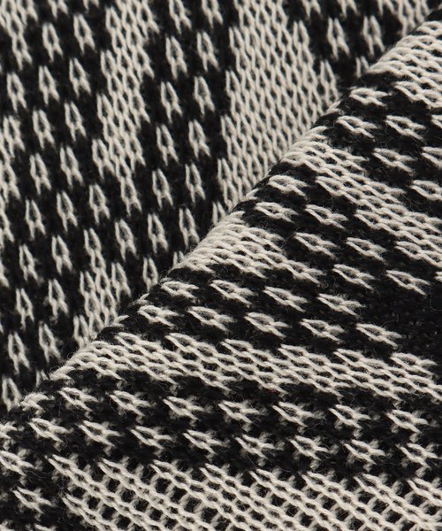 babaco（ババコ）の「babaco JACQUARD CHECK SOCKS BA02-BN71：靴下（ソックス/靴下・レディース・ブラック・SMALL）」の3枚目の写真