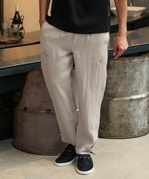 Maison code 13（メゾンコードサーティーン）の「mp14768-linen like belted pants リネン風パンツ(M26S-12)（その他パンツ）」