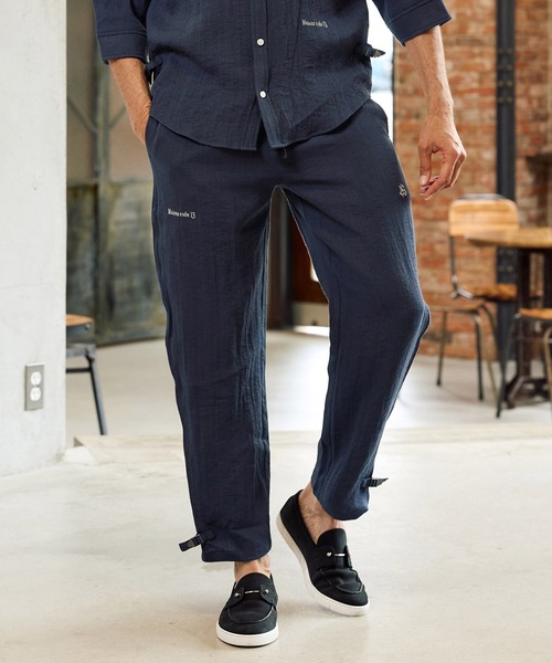 mp14768-linen like belted pants リネン風パンツ(M26S-12)（その他