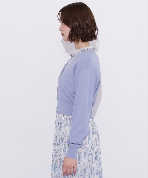JILL by JILL STUART(ジルバイジルスチュアート)の「Link J刺繍UVカーディガン(ニット/セーター・レディース・ブルー/ピンク/ホワイト/ネイビー・FREE)」の16枚目の写真