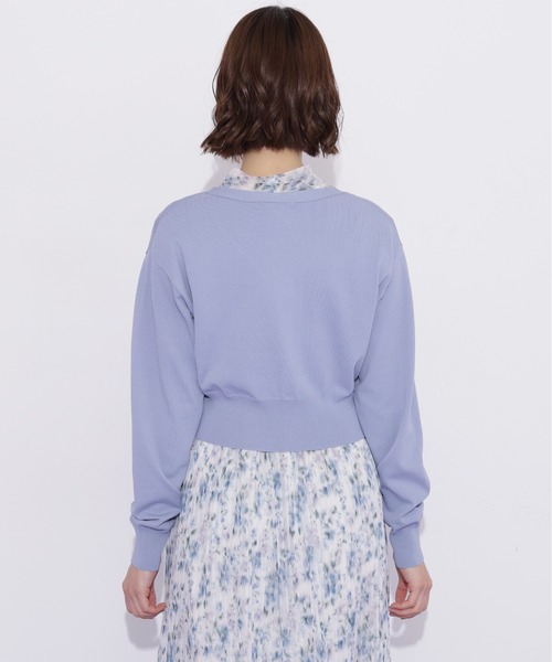 JILL by JILL STUART(ジルバイジルスチュアート)の「Link J刺繍UVカーディガン(ニット/セーター・レディース・ブルー/ピンク/ホワイト/ネイビー・FREE)」の17枚目の写真