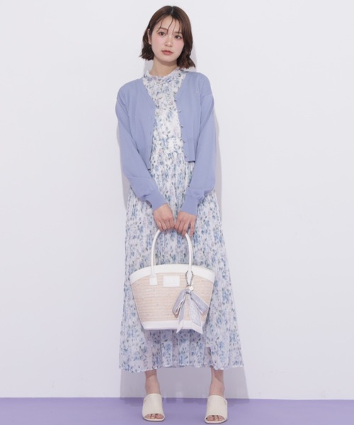 JILL by JILL STUART(ジルバイジルスチュアート)の「Link J刺繍UVカーディガン(ニット/セーター・レディース・ブルー/ピンク/ホワイト/ネイビー・FREE)」の13枚目の写真