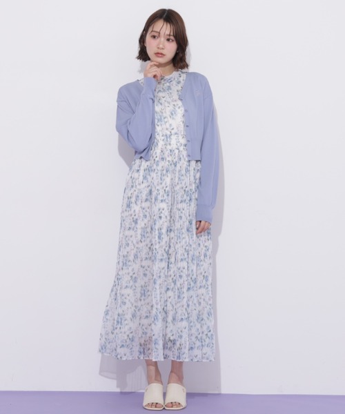 JILL by JILL STUART(ジルバイジルスチュアート)の「Link J刺繍UVカーディガン(ニット/セーター・レディース・ブルー/ピンク/ホワイト/ネイビー・FREE)」の12枚目の写真