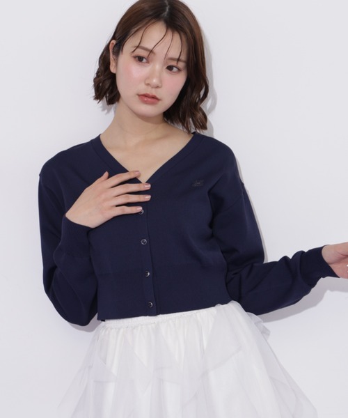 JILL by JILL STUART(ジルバイジルスチュアート)の「Link J刺繍UVカーディガン(ニット/セーター・レディース・ブルー/ピンク/ホワイト/ネイビー・FREE)」の20枚目の写真