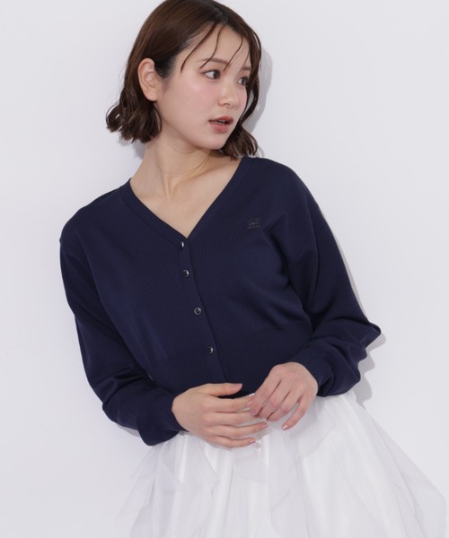JILL by JILL STUART(ジルバイジルスチュアート)の「Link J刺繍UVカーディガン(ニット/セーター・レディース・ブルー/ピンク/ホワイト/ネイビー・FREE)」の21枚目の写真