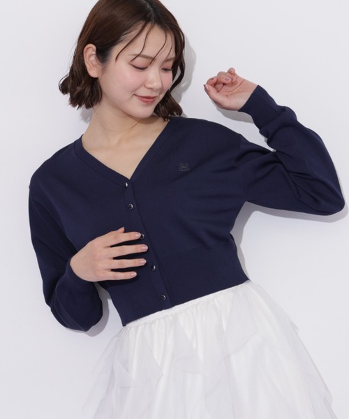 JILL by JILL STUART(ジルバイジルスチュアート)の「Link J刺繍UVカーディガン(ニット/セーター・レディース・ブルー/ピンク/ホワイト/ネイビー・FREE)」の22枚目の写真