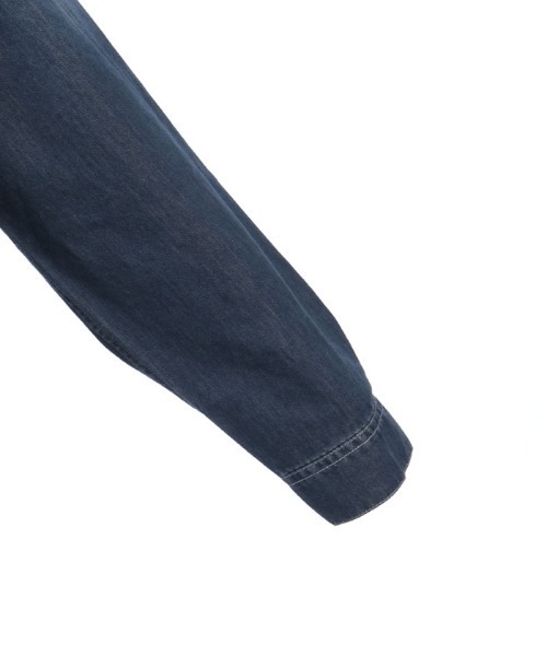 axes femme（アクシーズファム）の「フリルデニムシャツ（シャツ/ブラウス・レディース・インディゴブルー/ケミカルウォッシュ・FREE）」の15枚目の写真