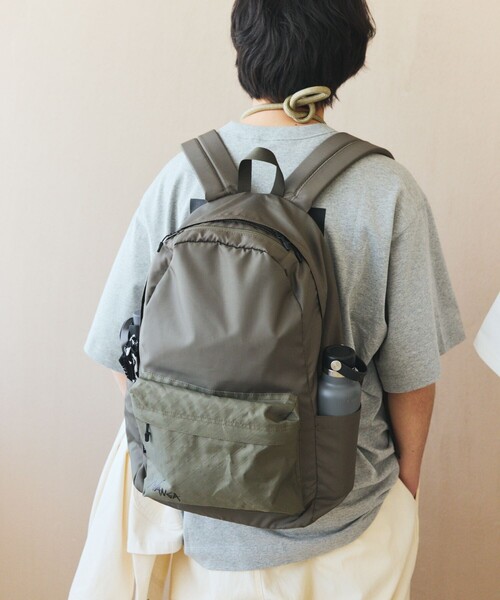 NANGA(ナンガ)の「NANGA/ナンガ ECOPAK UR DAY BAG バックパック(バックパック/リュック・メンズ・ブラック/オリーブ・ONE SIZE)」の12枚目の写真