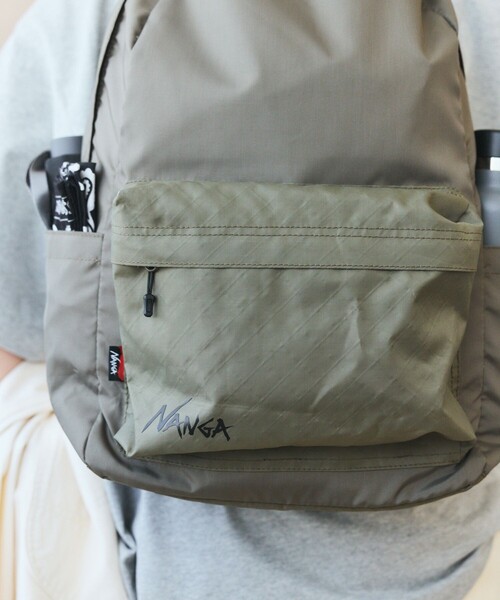 NANGA(ナンガ)の「NANGA/ナンガ ECOPAK UR DAY BAG バックパック(バックパック/リュック・メンズ・ブラック/オリーブ・ONE SIZE)」の14枚目の写真