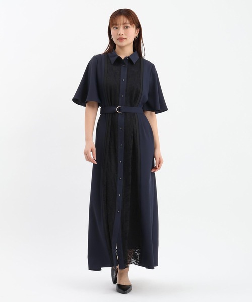 Andemiu(アンデミュウ)の「フロントキリカエレースワンピース665521(ワンピース・レディース・ライトグレー/グリーン/ネイビー・FREE)」の13枚目の写真