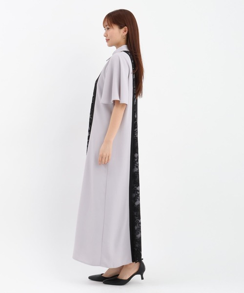 Andemiu(アンデミュウ)の「フロントキリカエレースワンピース665521(ワンピース・レディース・ライトグレー/グリーン/ネイビー・FREE)」の17枚目の写真