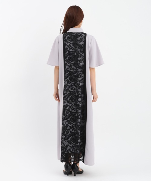 Andemiu(アンデミュウ)の「フロントキリカエレースワンピース665521(ワンピース・レディース・ライトグレー/グリーン/ネイビー・FREE)」の18枚目の写真