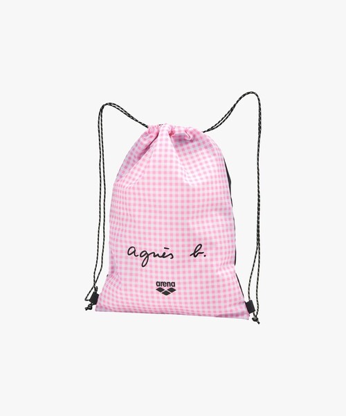agnes b.(アニエスベー)の「agnes b. x arena マルチバッグ(ショルダーバッグ・レディース・ピンク・FREE)」の3枚目の写真