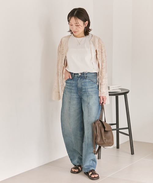 JOURNAL STANDARD(ジャーナルスタンダード)の「汗ジミ防止天竺ノースリーブ(Tシャツ/カットソー・レディース・チャコールグレー/ブラック系その他/ホワイト・FREE)」の20枚目の写真