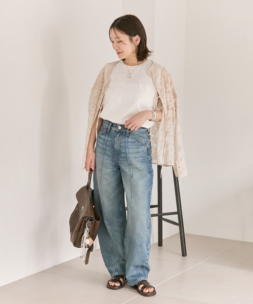 JOURNAL STANDARD(ジャーナルスタンダード)の「汗ジミ防止天竺ノースリーブ(Tシャツ/カットソー・レディース・チャコールグレー/ブラック系その他/ホワイト・FREE)」の21枚目の写真